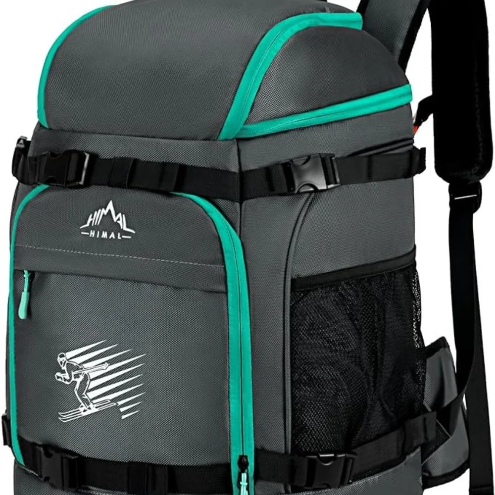 50L ski Boot backpack for ski helmet, goggles, gloves